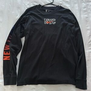 New York Knicks City Edition Nike Longsleeve Tee M